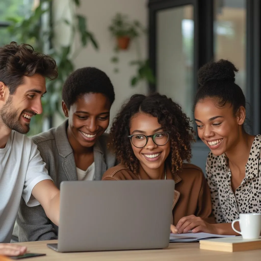 Il team di Strada del Pollo che collabora